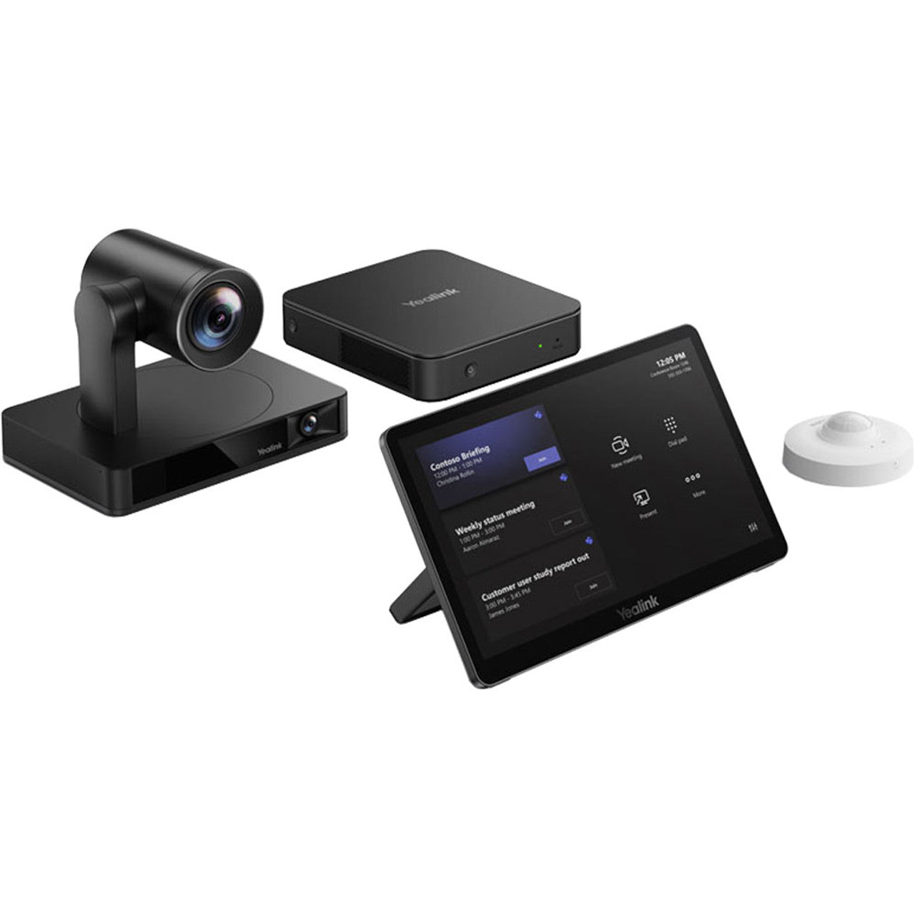 Yealink MVC860 Microsoft Teams Rooms on Windows, Medium and Large Meeting Rooms, MTR Kit, UVC86 4K Dual Camera, MCoreKit C5, RoomSensor, *NO AUDIO*-0