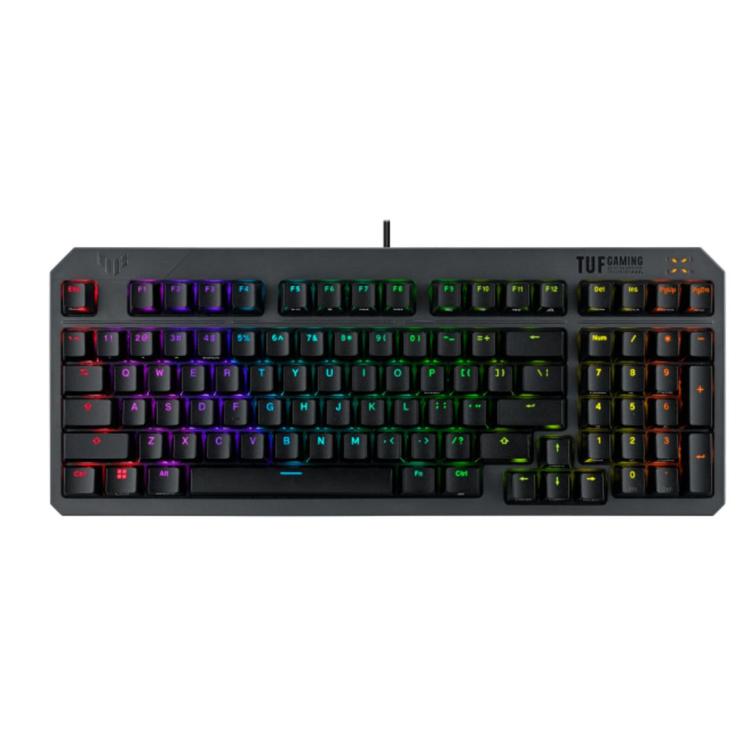 ASUS TUF Gaming K3 Gen II Optical-Mechanical RGB Keyboard, IP57 Waterproof  Dust Resistance, Compact 97-key Layout, Silicone Gasket Mount-0