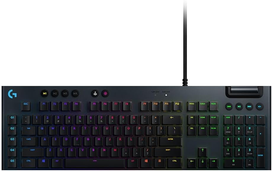 Logitech G815 LIGHTSYNC RGB Mechanical Low Profile Gaming Keyboard - GL Linear Switches-0