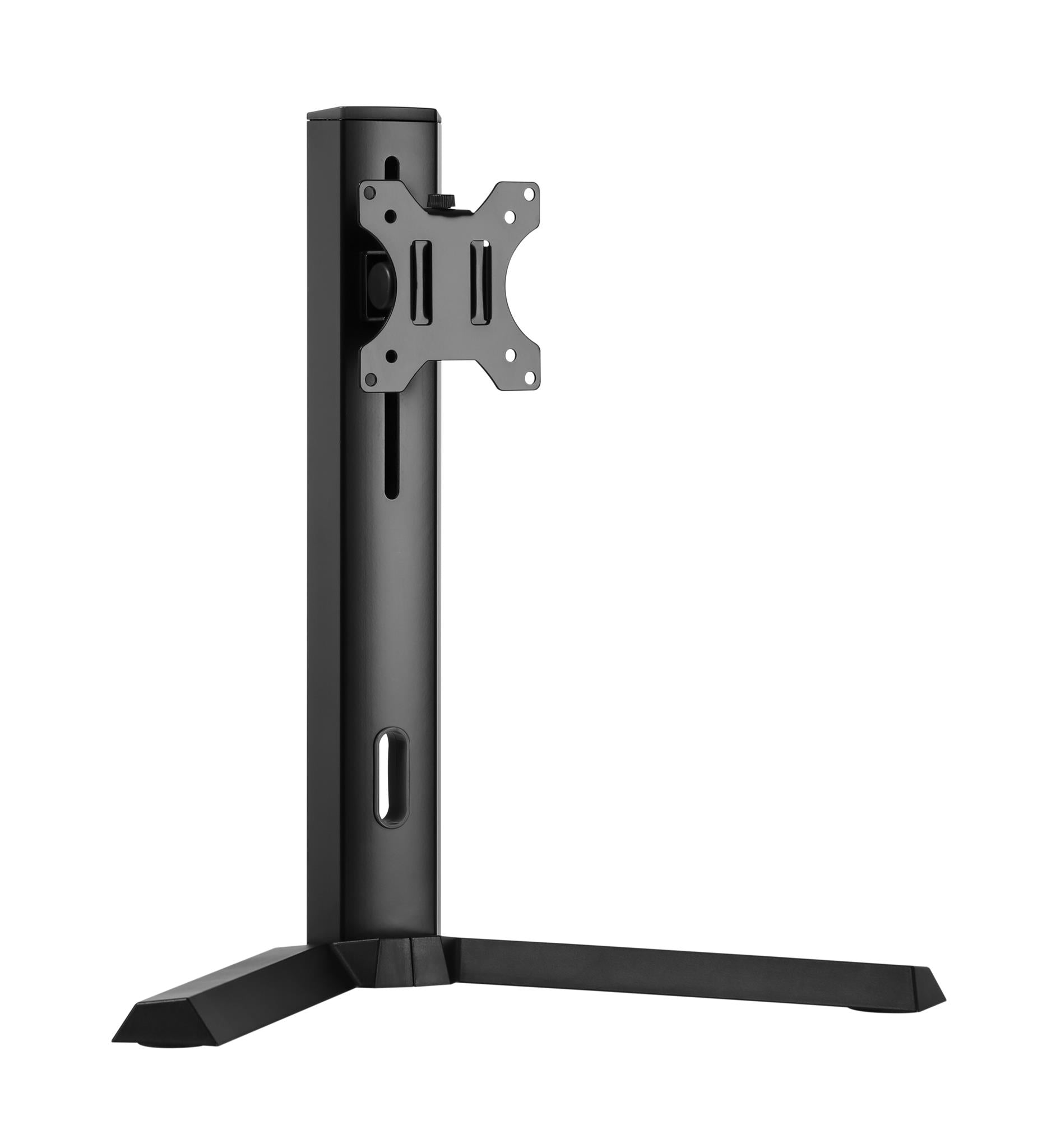 Brateck Single Free Standing Screen Classic Pro Gaming Monitor Stand Fit Most 17"-32" Monitor Up to 8kg/Screen--Black Color VESA 75x75/100x100-0