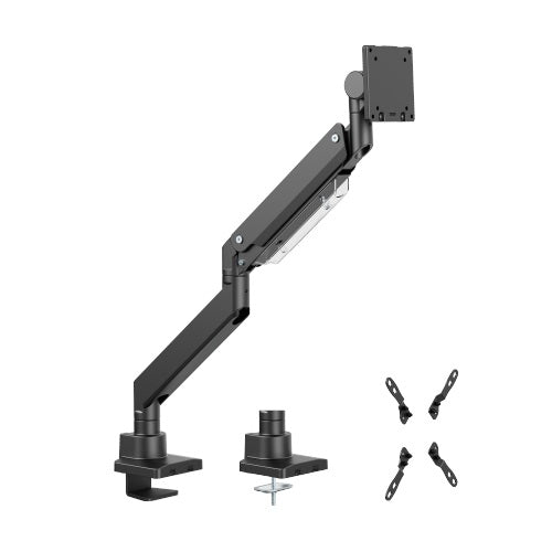 Brateck LDT80-C012 SUPER HEAVY-DUTY GAS SPRING MONITOR ARM For most 17"~57" Monitors, Matte Black(new)-0
