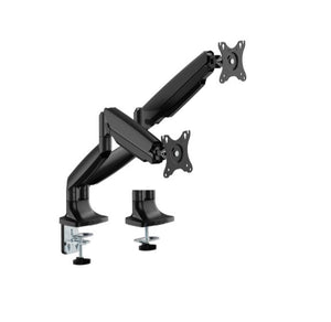 Brateck LDT82-C024E-BK DUAL SCREEN HEAVY-DUTY MECHANICAL SPRING MONITOR ARM For most 17"~35" Monitors, Matte Black(New)-0