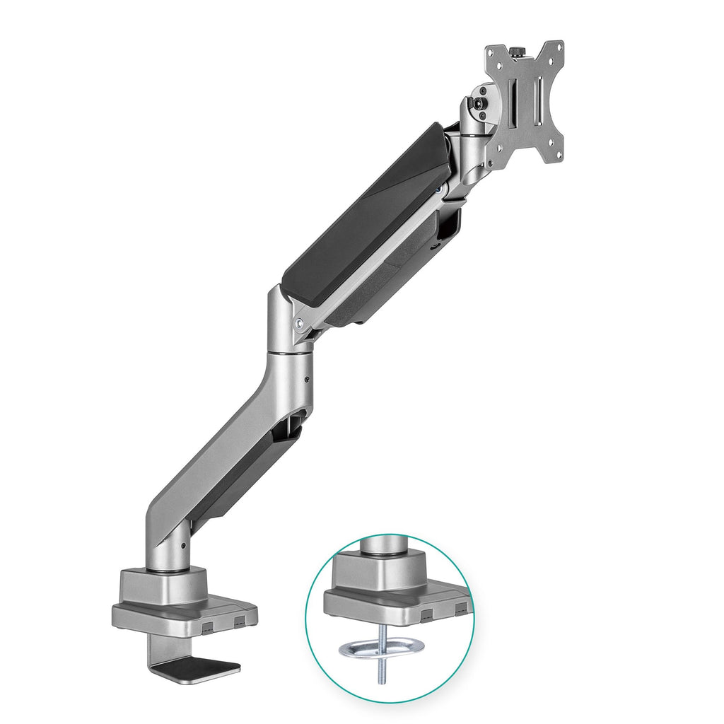 mbeat® Activiva Heavy Duty Single Monitor Screen Gas Spring Monitor Arm ACA-HMA-SGS01Y-0