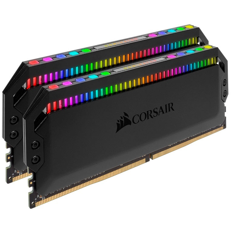 Corsair Dominator Platinum RGB 16GB (2x8GB) DDR4 3600MHz CL18 DIMM Unbuffered 18-19-19-39 XMP 2.0 Black Heatspreader 1.35V Desktop PC Gaming Memory-0