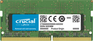 Crucial 32GB (1x32GB) DDR4 SODIMM 3200MHz CL22 1.2V Dual Ranked Notebook Laptop Memory RAM-0