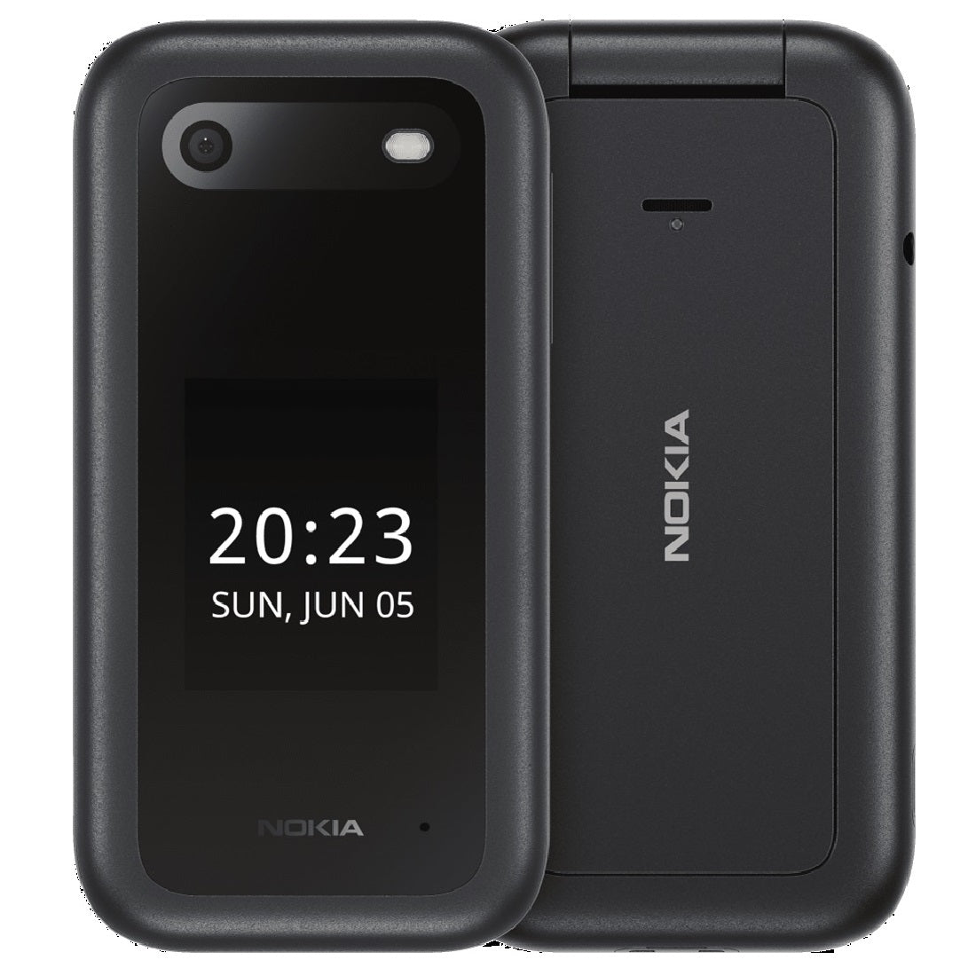 Nokia 2660 Flip 4G 128MB - Black (1GF012HPA1A01)*AU STOCK*, 2.8", 48MB/128MB, 0.3MP, Dual SIM, 1450mAh Removable, 2YR-0