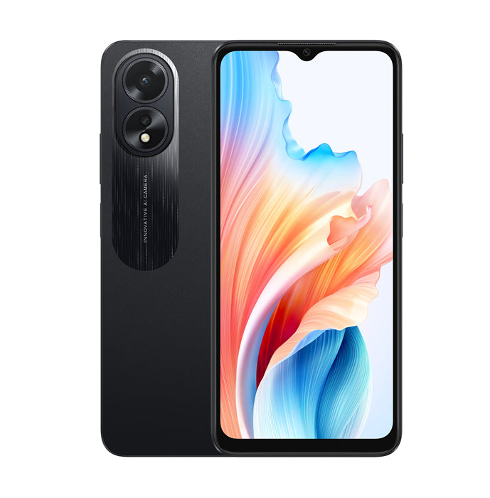 OPPO A38 4G 128GB - Glowing Black (CPH2579AU Black)*AU STOCK*, 6.56", HD+, 90Hz, 4GB/128GB, 50MP/5MP, Dual SIM, 5000mAh, 2YR-0