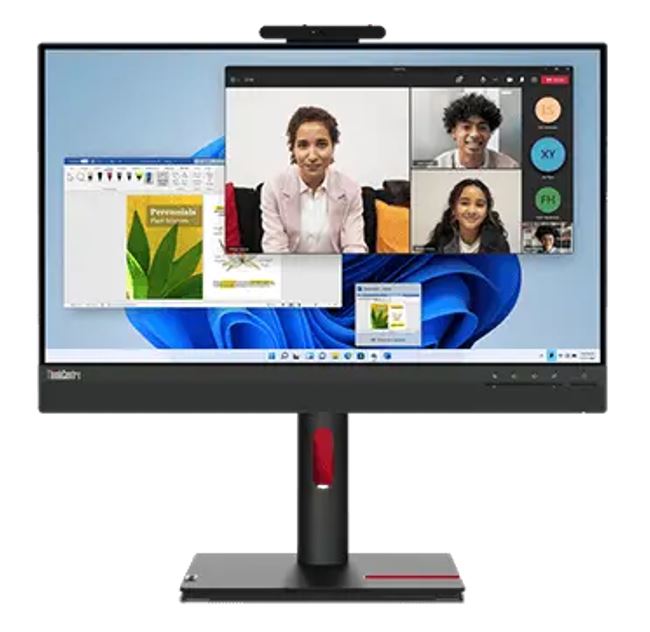 LENOVO ThinkCentre Tiny-in-One G5 23.8"/24" FHD 60Hz 1920x1080 16_9 4ms Height Adjust Tilt Swivel Pivot HDMI DP IPS USB3.2 Anti-glare Webcam Mic-0