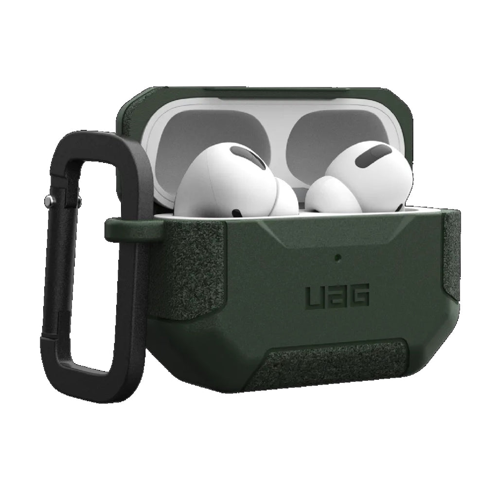 UAG Scout Apple Airpods Pro (2nd Gen) Case - Black (104123114040),DROP+ Military Standard,Detachable Carabiner,Tactical Grip, Featherlight-0
