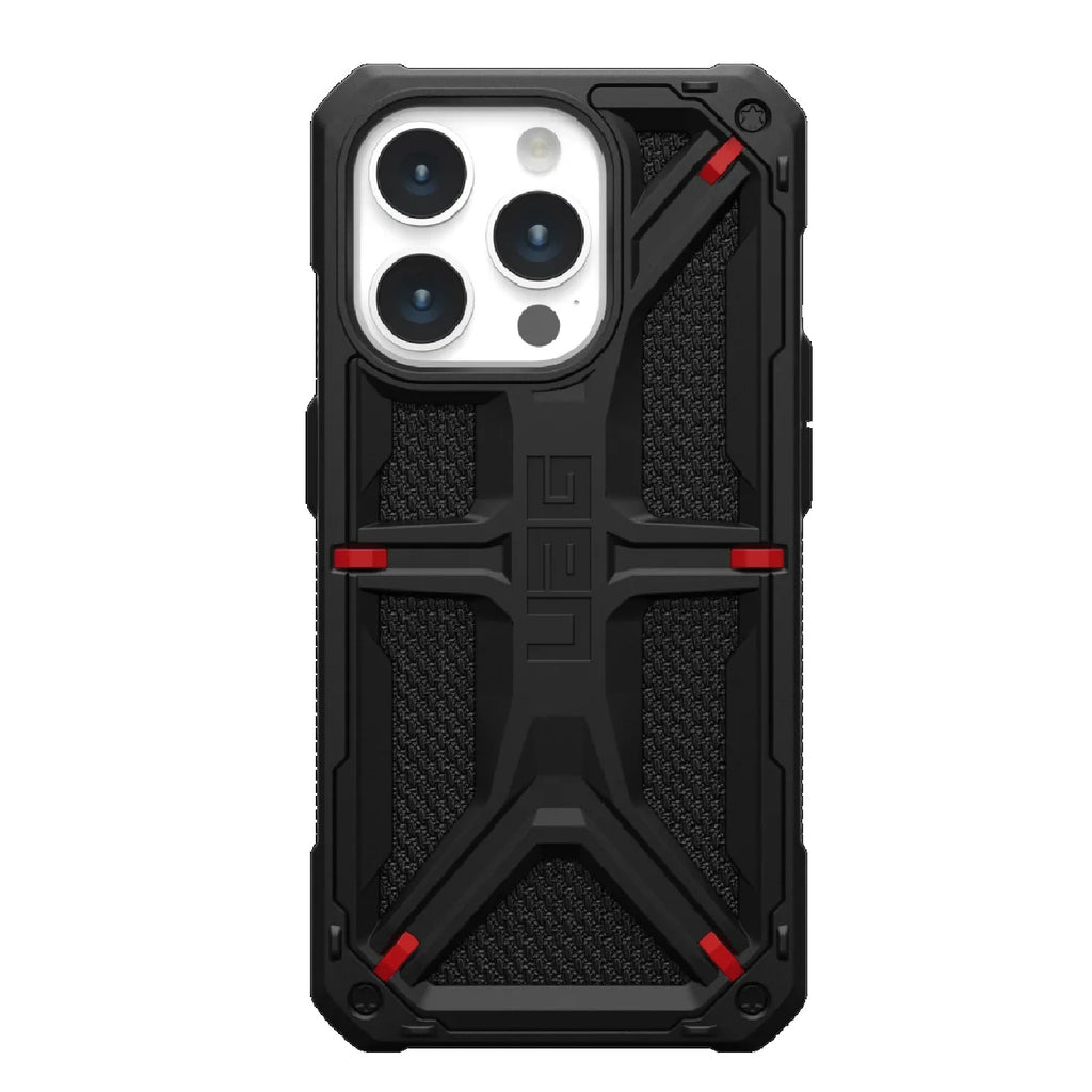 UAG Monarch Kevlar Apple iPhone 15 Pro (6.1") Case - Kevlar Black (114278113940), 20ft. Drop Protection(6M),5 Layers of Protection,Tactical Grip-0