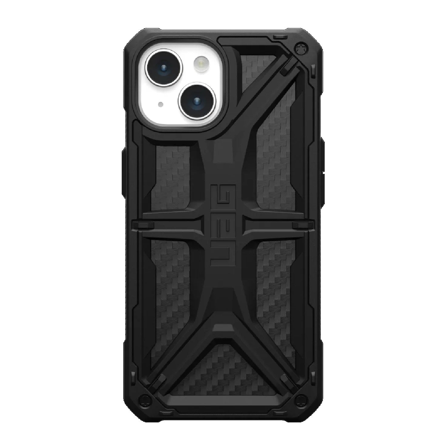 UAG Monarch Apple iPhone 15 (6.1") Case - Carbon Fiber (114289114242), 20ft. Drop Protection(6M), 5 Layers of Protection, Tactical Grip-0