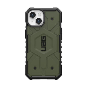 UAG Pathfinder MagSafe Apple iPhone 15 (6.1") Case - Olive Drab (114291117272),18ft. Drop Protection (5.4M),Tactical Grip, Raised Screen Surround-0