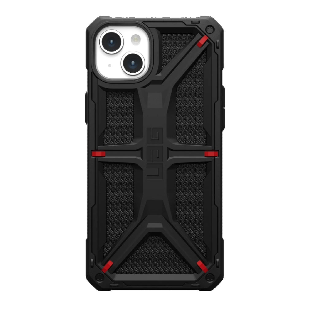 UAG Monarch Kevlar Apple iPhone 15 Plus (6.7") Case - Kevlar Black (114309113940), 20ft. Drop Protection (6M),5 Layers of Protection,Tactical Grip-0