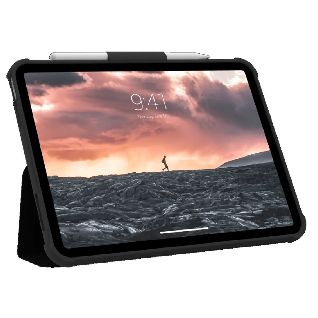 UAG Plyo Apple iPad (10.9") (10th Gen) Folio Case - Black/Ice (123392114043), DROP+ Military Standard, Raised Screen Surround, Armor Shell-0