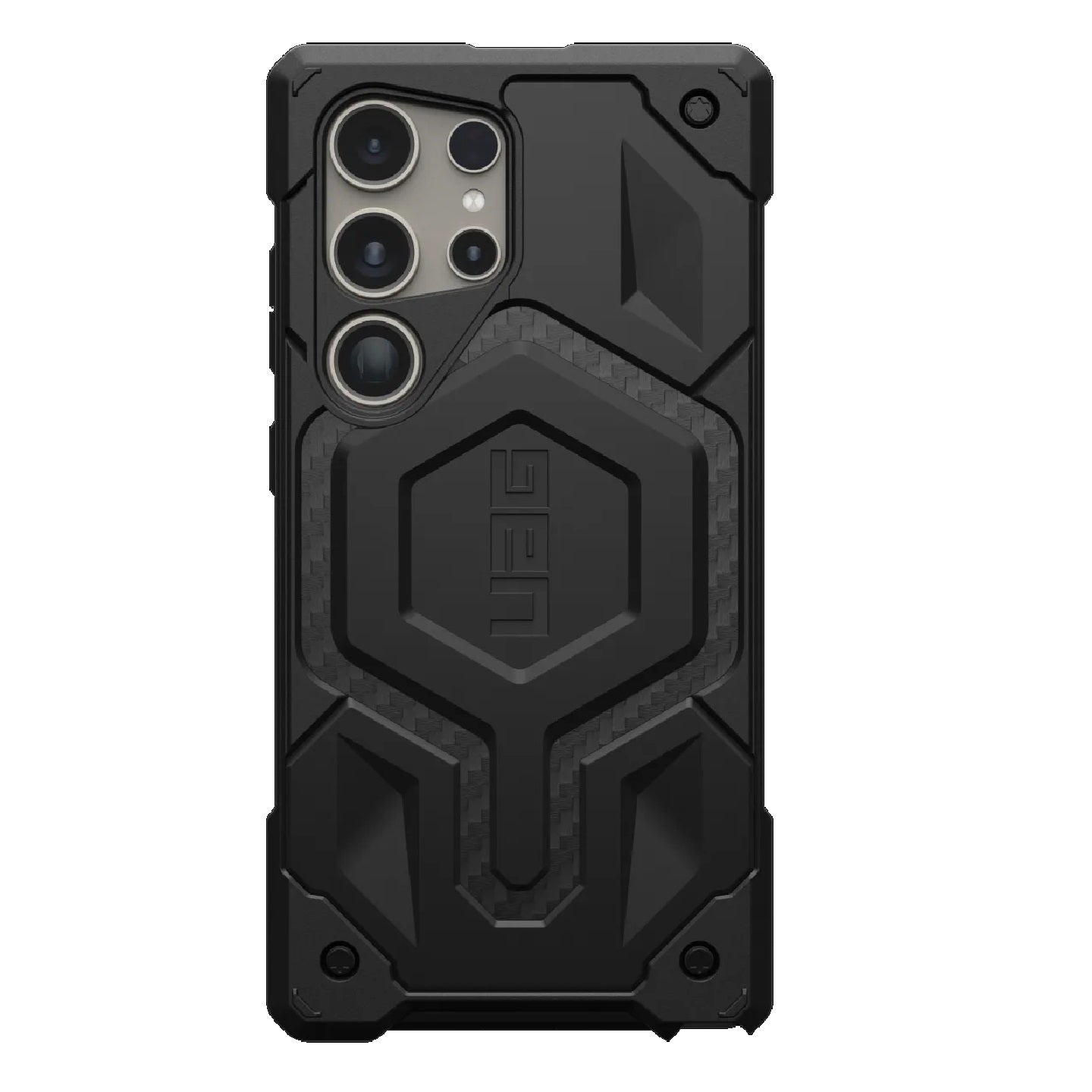 UAG Monarch Samsung Galaxy S24 Ultra 5G (6.8") Case - Carbon Fiber (214415114242), 20ft. Drop Protection (6M), Multiple Layers,Tactical Grip,Rugged-0