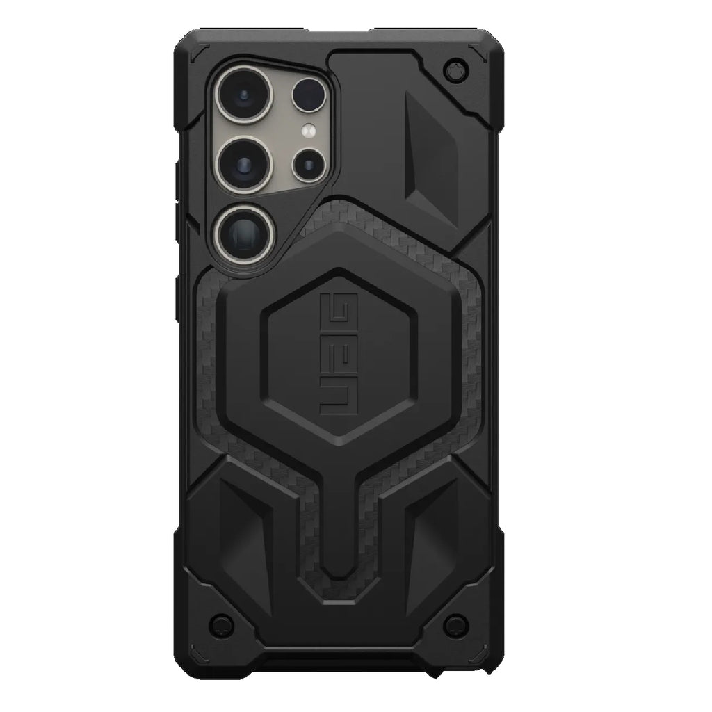 UAG Monarch Pro Magnetic Samsung Galaxy S24 Ultra 5G (6.8") Case - Carbon Fiber (214416114242), 25ft. Drop Protection (7.6M), Multiple Layers-0