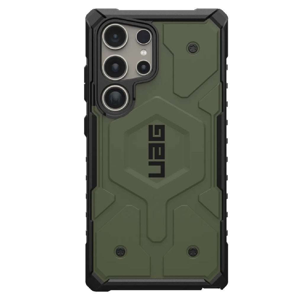 UAG Pathfinder Samsung Galaxy S24 Ultra 5G (6.8") Case - Olive Drab (214425117272), 18ft. Drop Protection (5.4M), Raised Screen Surround-0
