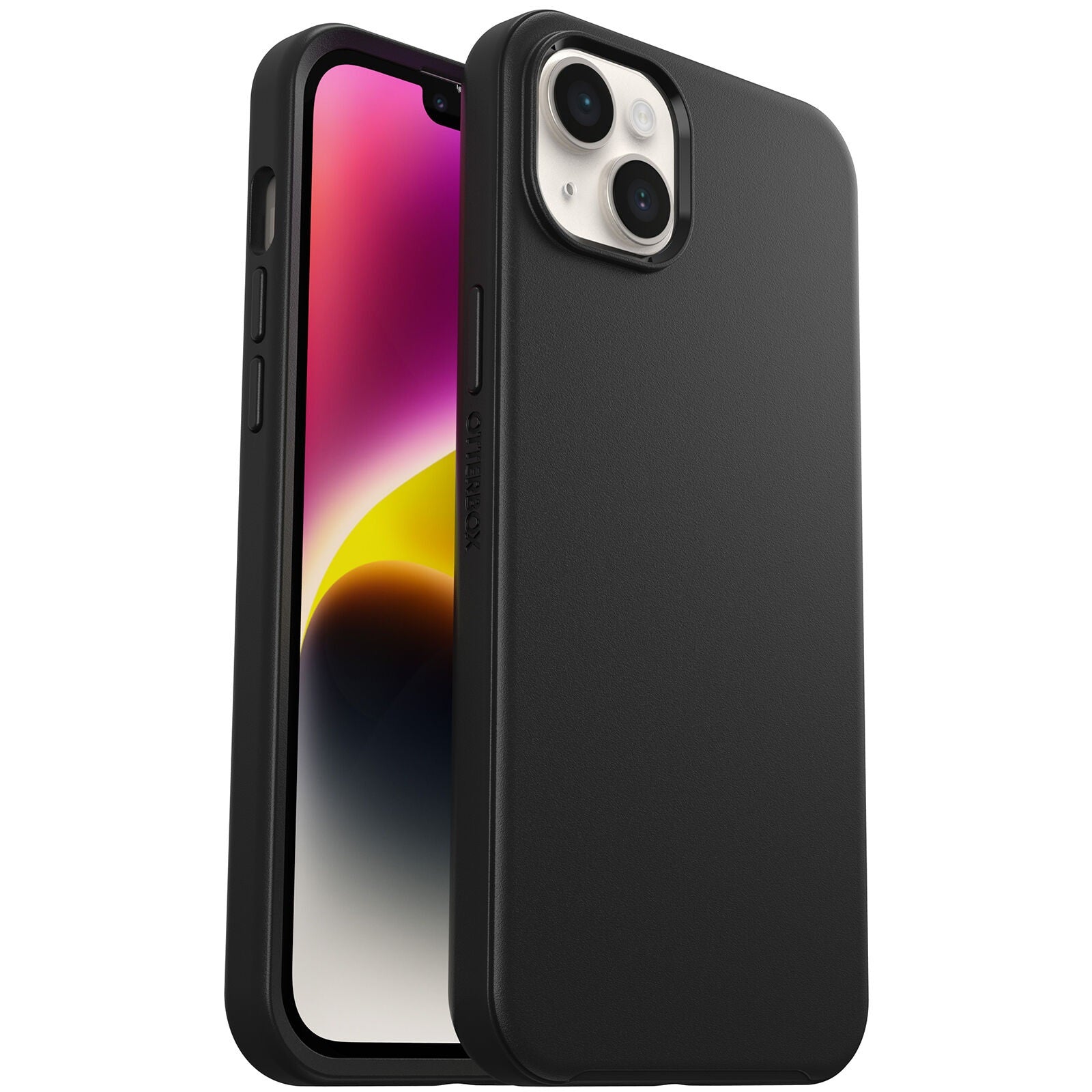 OtterBox Symmetry Apple iPhone 14 Plus Case Black - (77-88461), Antimicrobial, DROP+ 3X Military Standard, Raised Edges,Ultra-Sleek,Durable Protection-0