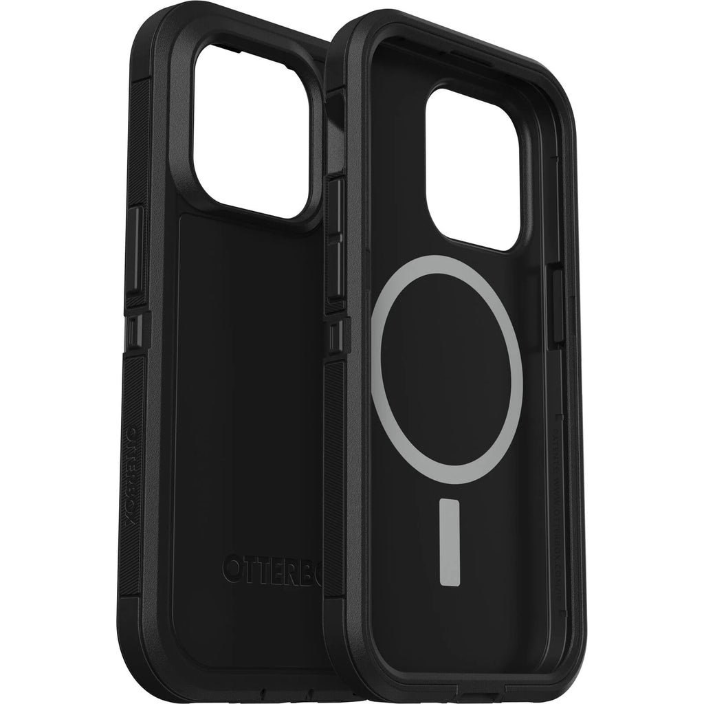OtterBox Defender XT MagSafe Apple iPhone 14 Pro Case Black - (77-89118), DROP+ 5X Military Standard, Multi-Layer, Raised Edges, Port Covers, Rugged-0