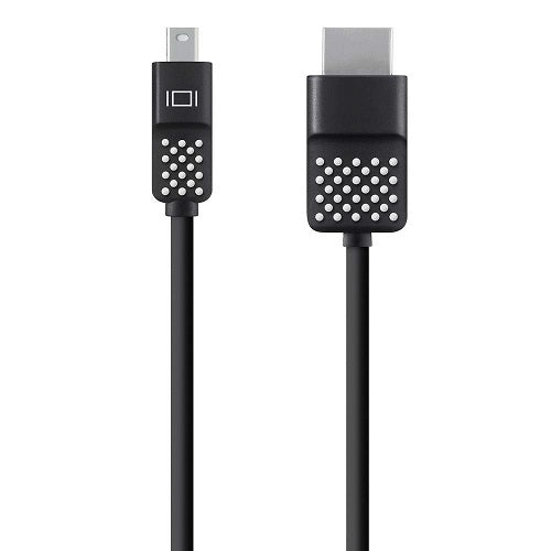 Belkin Mini DisplayPort to HDMI Cable, 4k (5-in) - Black (F2CD080bt06), Simple Plug  Play Connectivity, Up to 4K@30Hz Resolution Support, 2YR-0