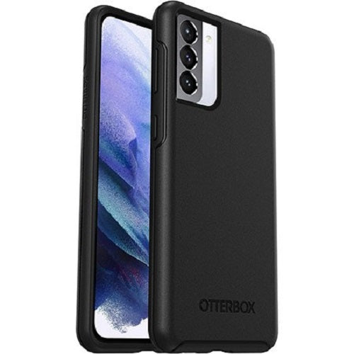 EOL OtterBox Symmetry Samsung Galaxy S21+ 5G (6.7") Case Black - (77-81196), Antimicrobial, DROP+ 3X Military Standard, Raised Edges, Ultra-Sleek-0