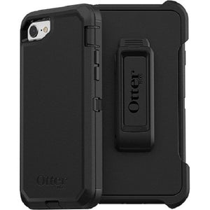 OtterBox Defender Apple iPhone SE (3rd  2nd Gen) and iPhone 8/7 Case Black -(77-56603),DROP+ 4X Military Standard,Multi-Layer,Included Holster,Rugged-0