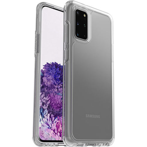 OtterBox Symmetry Clear Samsung Galaxy S20+ / Galaxy S20+ 5G (6.7") Case Clear - (77-64165), Antimicrobial, DROP+ 3X Military Standard, Raised Edges-0