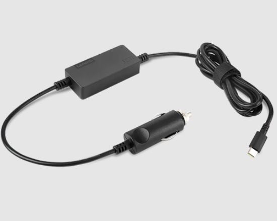 LENOVO Mobile USB-C 65W Car Charger Black Auto (40AK0065WW)-0