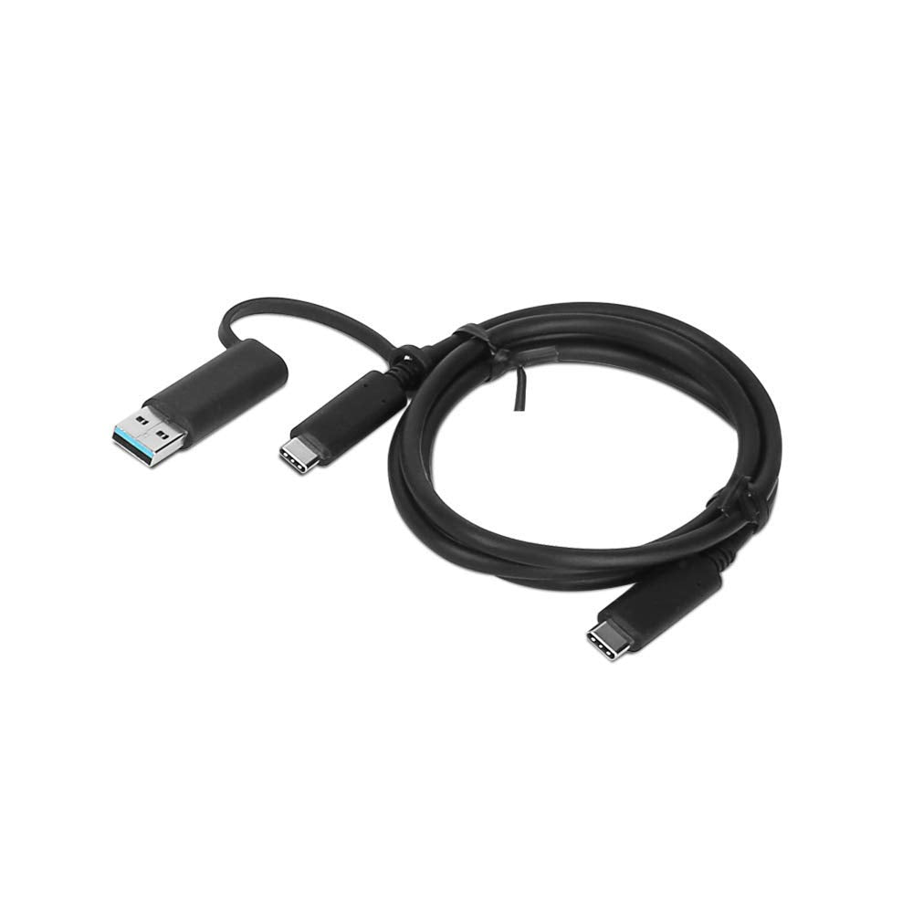 LENOVO USB cable 1 m USB 3.2 Gen 1 (3.1 Gen 1) USB A/USB C USB C Black (4X90U90618)-0