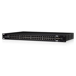 Ubiquiti EdgeSwitch 48, 48-Port Managed PoE+ Gigabit Switch, 2 SFP and 2 SFP+, 500W, Support PoE+  24v Passive, No Controller Needed, 2Yr Warr-0