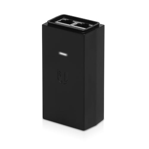 Ubiquiti PoE Adapter, 24VDC, 12W, Gigabit Ethernet, ESD protection  LED, Surge and Clamping Protection, Black, 2Yr Warr-0