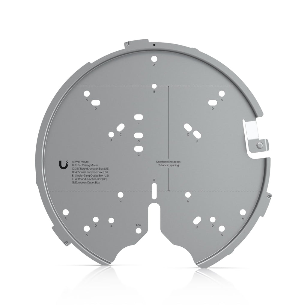 Ubiquiti Versatile Mounting System, For U7 Pro, U6 Enterprise, U6 Pro, U6 Long-Range, AC Pro, AC HD, AC SHD, AC XG, 2Yr Warr-0