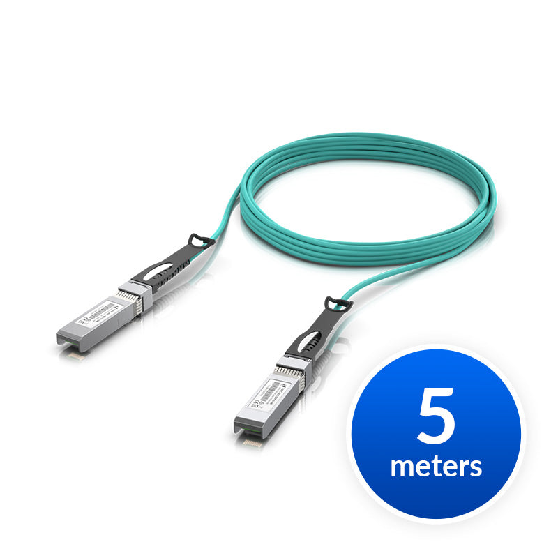 Ubiquiti 10 Gbps Long-Range DAC, 5m Length, Long-range SFP+ Direct Attach Cable w 10 Gbps Maximum Throughput Rate, Incl 2Yr Warr-0