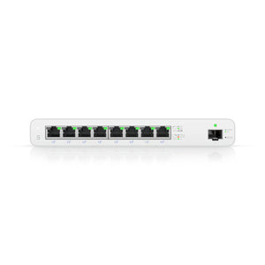 Ubiquiti UISP Switch, 8-Port GbE Switch w/ 27V Passive PoE, For MicroPoP Applications, 110W PoE Budget, Fanless, Layer 2 Switching, 2Yr Warr-0