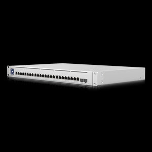 Ubiquiti Switch Enterprise 24-port Switch 24x10GbE Ports, 2x 25G SFP28 Ports For Uplinks, Managed Layer 3 Switch, 2Yr Warr-0