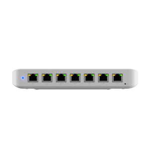 Ubiquiti Ultra 210W, Compact 8-port Layer 2 GbE PoE Switch Versatile Mounting Option,7 GbE PoE+ Output 1 GbE port, Includes PSU, 2Yr Warr-0