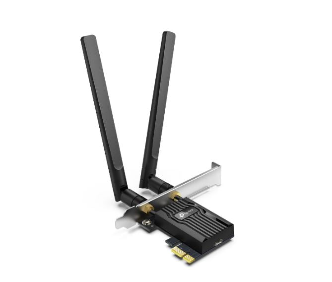 TP-Link Archer TX55E AX3000 Wi-Fi 6 Bluetooth 5.2 PCIe Adapter,  2402Mbps@5GHz, 574Mbps@2.4GHz-0