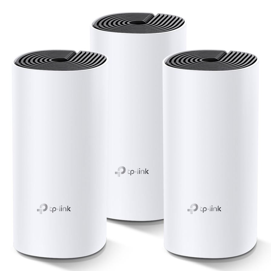 TP-Link Deco M4 (3-pack) AC1200 Whole Home Mesh Wi-Fi System.  ~370sqm Coverage, Up to 100 Devices, Parental Control-0