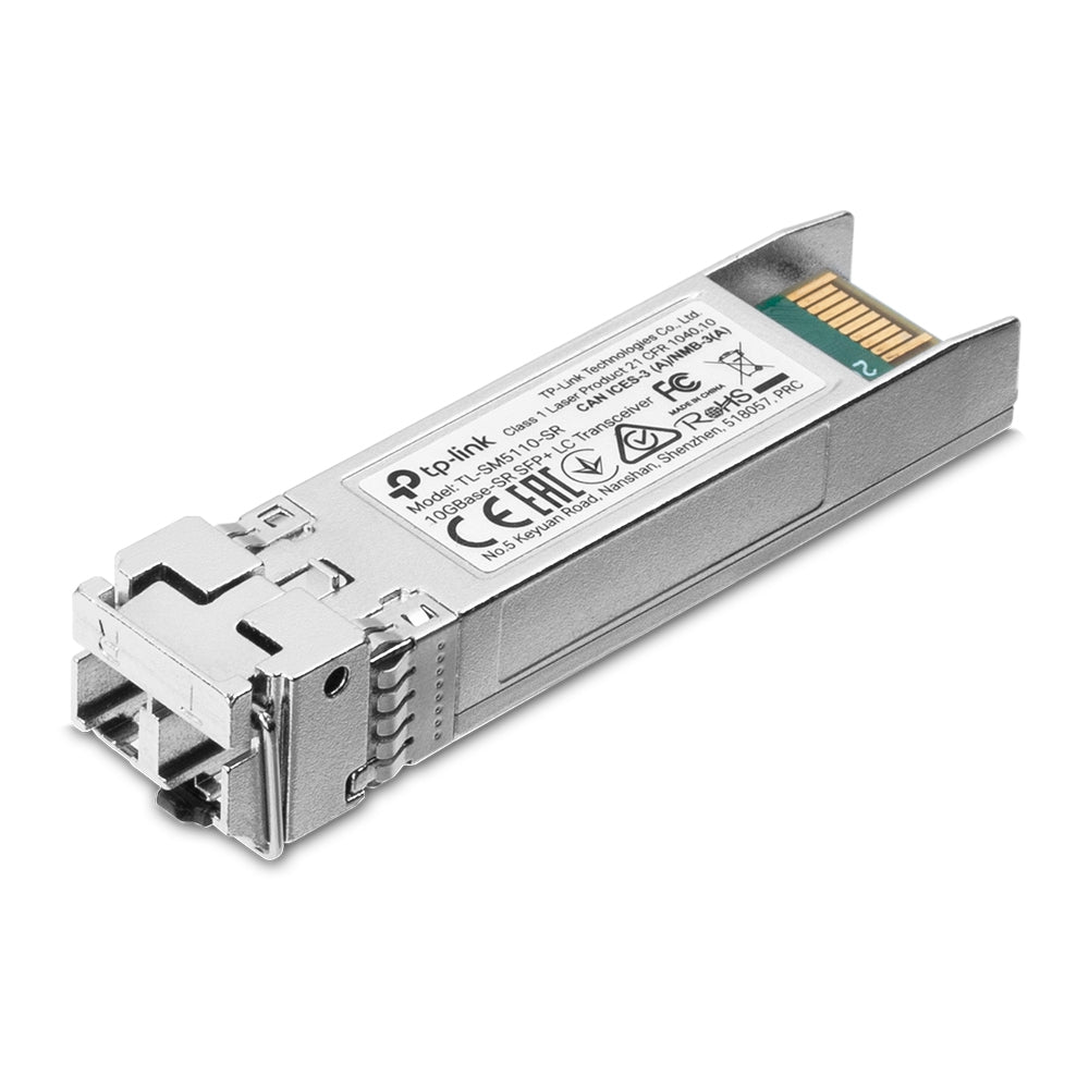 TP-Link TL-SM5110-SR 10GBase-LR 10GBase-SR SFP+ LC Transceiver Multi Mode Hot-Pluggable Digital Diagnostic Monitoring SFP+ MSA Compatible-0