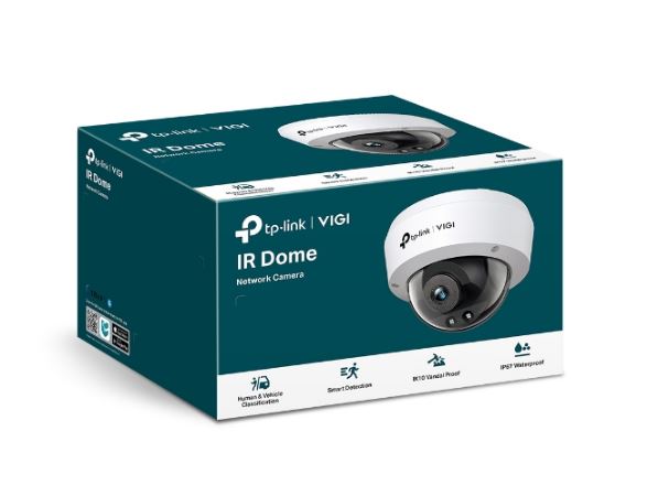 TP-Link VIGI 3MP C230I(4mm) IR Dome Network Camera, 4mm Lens, Smart Detection, 3YW-0