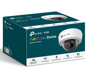 TP-Link VIGI 5MP C250(2.8mm) Full-Color Dome Network Camera 2.8mm Lens, Smart Detection, 2YW-0