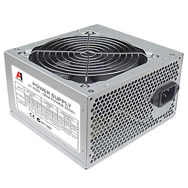 Aywun 500W Retail 120mm FAN ATX PSU. 1x 6PIN PCI-E, 24PIN ATX. Easy to Install, 2 Years Peace of Mind Warranty-0