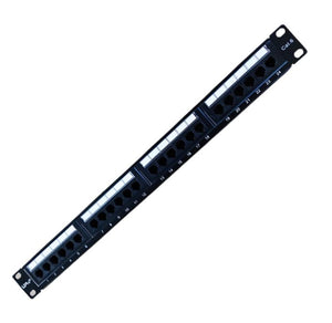 LDR 24 Port Cat6 Patch Panel Rack Mount - 1U-0