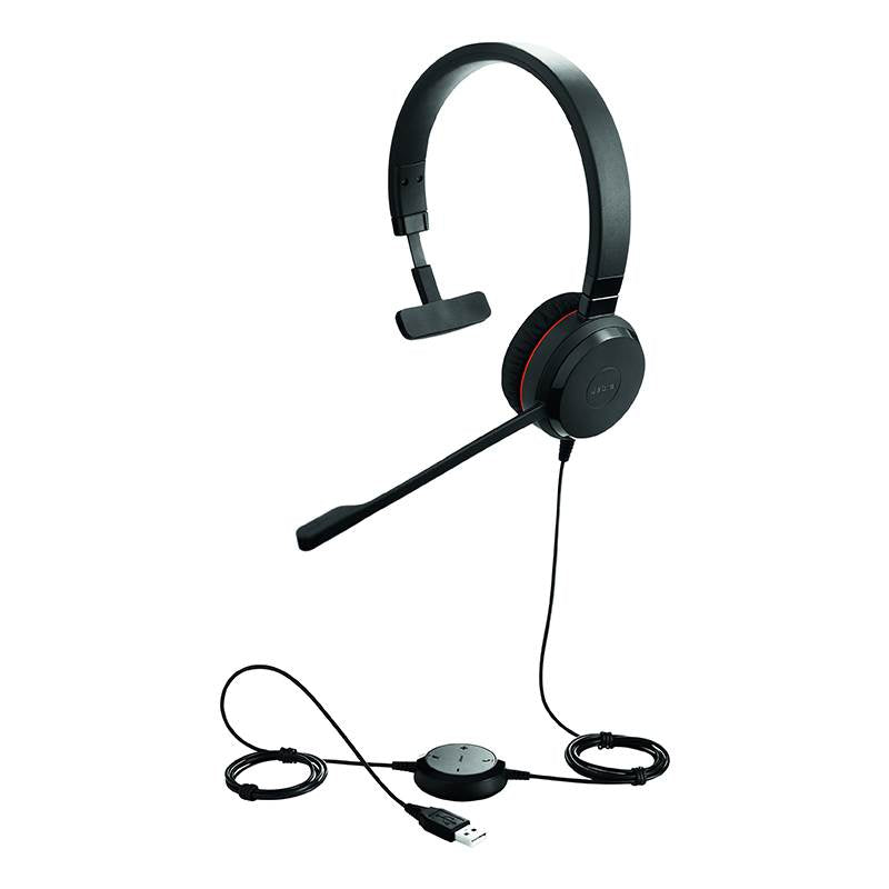 Jabra Evolve 20 UC Mono SE Professional  Headset, Active Noise-cancelling, HD Voice Quality, Jabra Software Compatible, 2ys Warranty-0