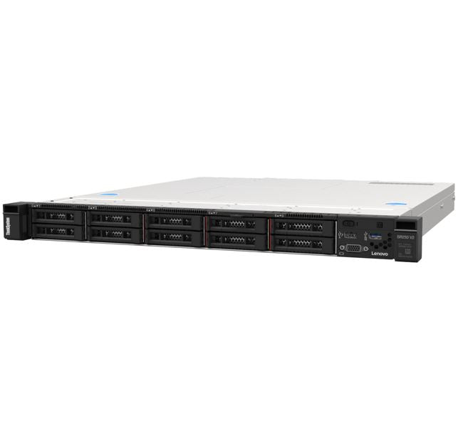 LENOVO ThinkSystem SR250 V2, 1xIntel Xeon E-2356G 6C 3.2GHz 80W, SFF, 1x16GB 2Rx8, SW RD, 1x450W, XCC Enterprise-0