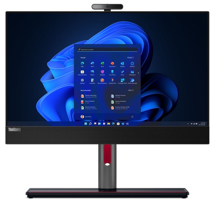 LENOVO ThinkCentre M90A AIO 23.8"/24" FHD Intel i5-12500 vPro 16GB 512GB SSD WIN10/11 Pro 3yrs Onsite Wty Webcam Speakers Mic Keyboard Mouse VESA-0