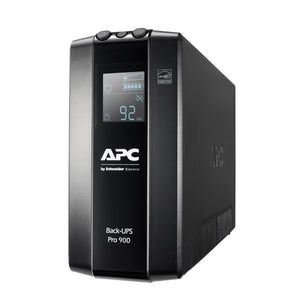 APC Back-UPS Pro 900VA/540W Line Interactive UPS, Tower, 230V/10A Input, 6x IEC C13 Outlets, Lead Acid Battery, LCD, AVR-0