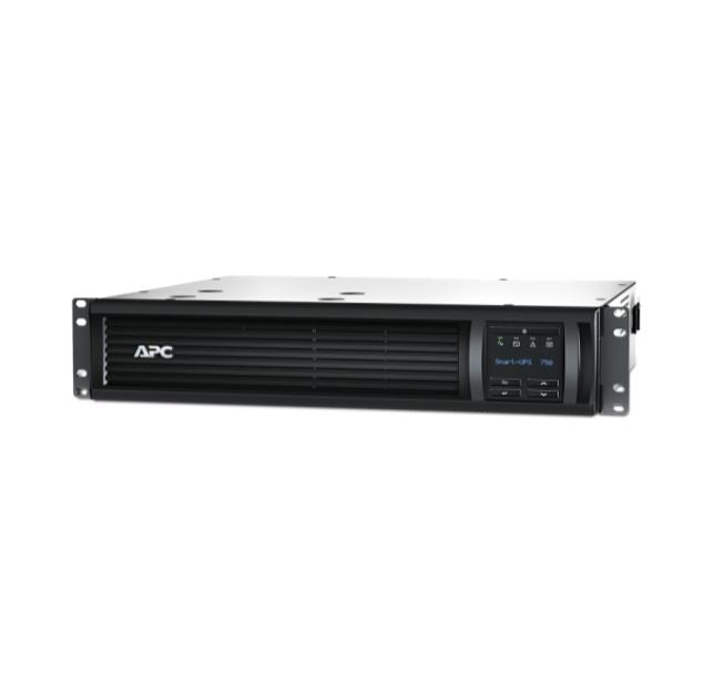 APC Smart-UPS 750VA/500W Line Interactive UPS, 2U RM, 230V/10A Input, 4x IEC C13 Outlets, Lead Acid Battery, SmartConnect Port  SmartSlot, LCD-0