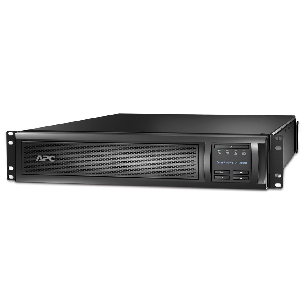 APC Smart-UPS X 3000VA/2700W Line Interactive UPS, 2U RM/Tower, 230V/16A Input, 1x IEC C19  8x IEC C13 Outlets, Lead Acid Battery, SmartSlot-0