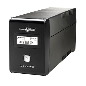 PowerShield Defender 650VA / 390W Line Interactive UPS with AVR, Australian Outlets and user replaceable batteries-0